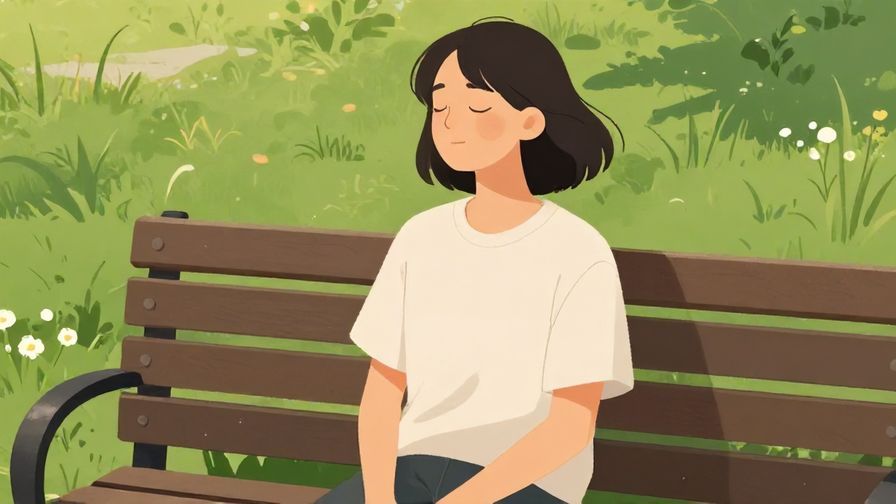Illustration%20of%20a%20person%20sitting%20on%20a%20bench%2C%20closing%20their%20eyes%2C%20resting%20peacefully%20outside.%20Soft%20daylight%2C%20illustrated%20style