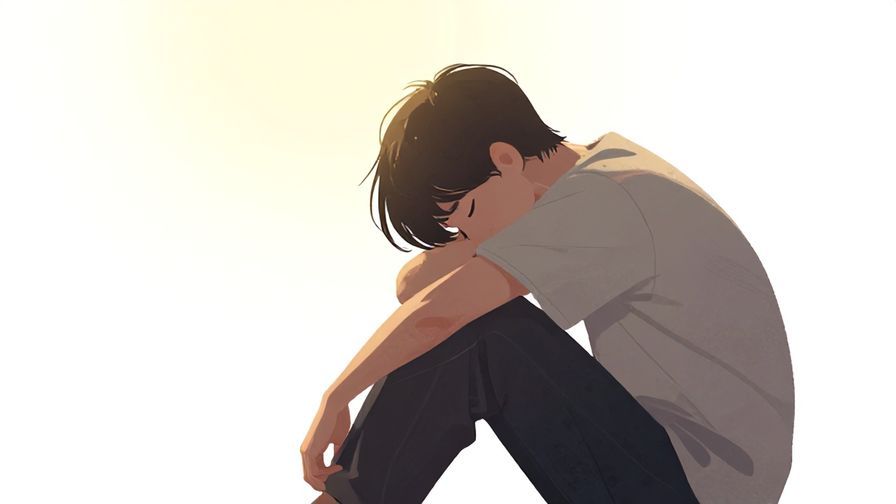 Illustration%20of%20a%20person%20sitting%20with%20slumped%20posture%2C%20a%20faint%20light%20above%20fading%20away%2C%20illustrated%20style