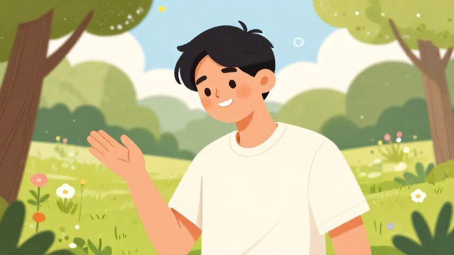 Illustration%20of%20a%20person%20smiling%20and%20giving%20a%20relaxed%20gesture%2C%20outdoor%20park%20with%20sunny%20weather.