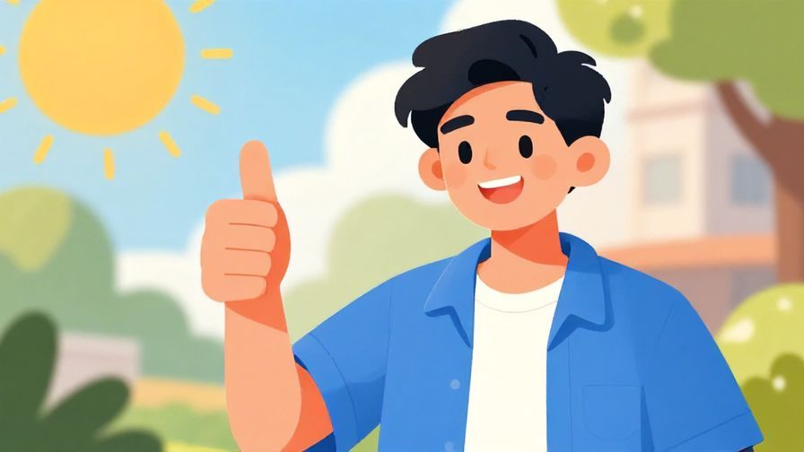 Illustration%20of%20a%20person%20smiling%20and%20giving%20a%20thumbs-up%2C%20bright%20sunny%20day%20outside%2C%20vibrant%20colors%2C%20illustrated%20style
