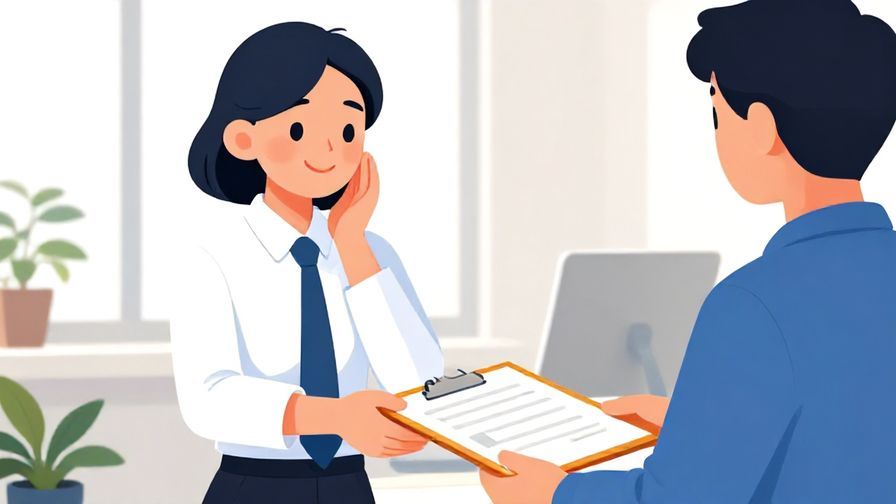 Illustration%20of%20a%20person%20smiling%20and%20nodding%20while%20handing%20over%20a%20folder%20to%20another%20person%20in%20an%20office%20setting%2C%20bright%20colors%2C%20illustrated%20style