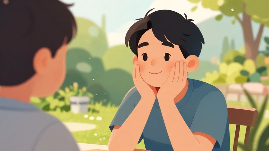 Illustration%20of%20a%20person%20smiling%20and%20nodding%20encouragingly%20to%20another%2C%20soft%20outdoor%20garden%20setting%2C%20vibrant%20colors%2C%20illustrated%20style