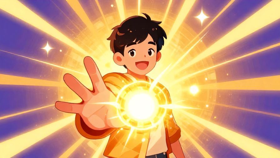 Illustration%20of%20a%20person%20smiling%20as%20a%20golden%20light%20or%20fortune%20symbol%20approaches%20them%2C%20vibrant%20colors%2C%20illustrated%20style