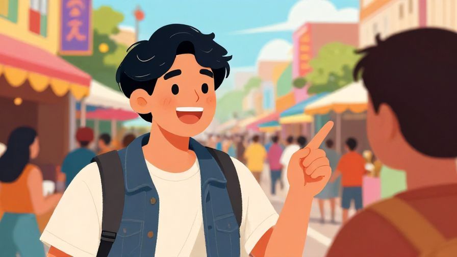 Illustration%20of%20a%20person%20smiling%20brightly%20and%20pointing%20at%20someone%20with%20excitement%2C%20set%20against%20a%20colorful%20street%20festival%20background%2C%20illustrated%20style