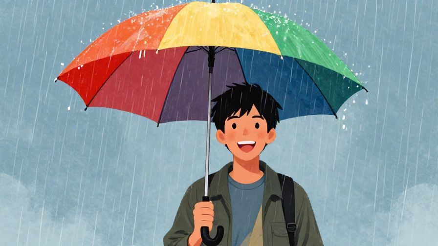 Illustration%20of%20a%20person%20smiling%20brightly%20despite%20rain%20falling%20around%20them%2C%20colorful%20umbrella%20in%20hand%2C%20vibrant%20colors%2C%20illustrated%20style