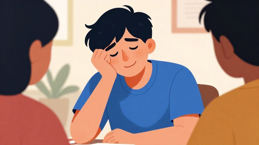 Illustration%20of%20a%20person%20smiling%20defeatedly%20while%20chatting%20with%20a%20friend%2C%20vibrant%20colors%2C%20illustrated%20style