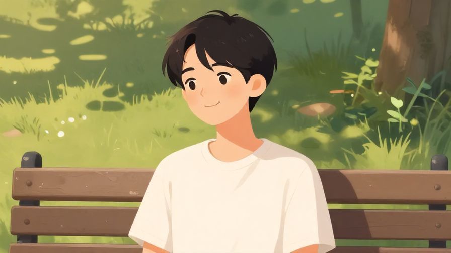 Illustration%20of%20a%20person%20smiling%20gently%20while%20resting%20on%20a%20bench%2C%20daytime%20park%20setting%20with%20soft%20shadows.