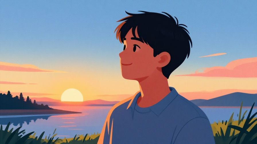 Illustration%20of%20a%20person%20smiling%20softly%20while%20looking%20at%20the%20horizon%2C%20early%20morning%20light%2C%20vibrant%20colors%2C%20illustrated%20style