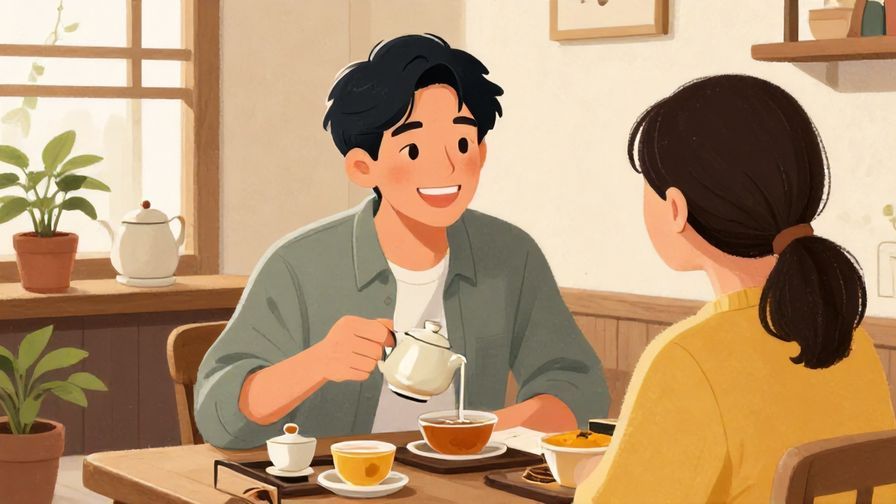 Illustration%20of%20a%20person%20smiling%20warmly%20at%20another%20person%20in%20a%20quiet%20tea%20room%2C%20detailed%20background%2C%20vibrant%20colors%2C%20illustrated%20style