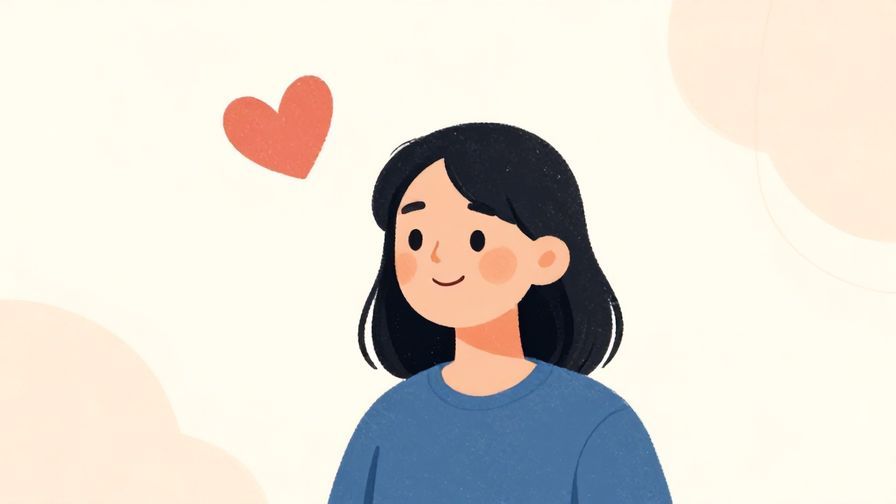 Illustration%20of%20a%20person%20smiling%20with%20a%20heart%20floating%20above%20them%2C%20soft%20pastel%20background%2C%20illustrated%20style