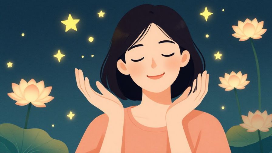 Illustration%20of%20a%20person%20smiling%20with%20eyes%20closed%2C%20surrounded%20by%20soft%20stars%20and%20floating%20lotus%20flowers%2C%20illustrated%20style