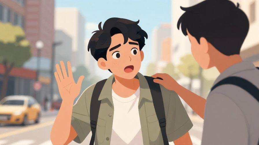 Illustration%20of%20a%20person%20speaking%20urgently%20to%20a%20helpful%20bystander%20in%20a%20city%20setting%2C%20bright%20daylight%2C%20expressive%20faces%2C%20illustrated%20style