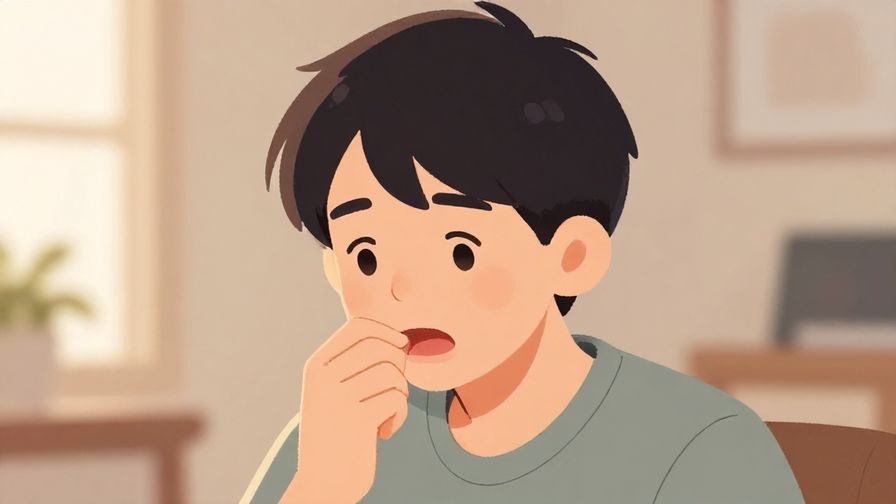 Illustration%20of%20a%20person%20stammering%20with%20a%20slight%20smile%2C%20soft%20indoor%20lighting%2C%20illustrated%20style