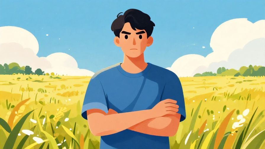 Illustration%20of%20a%20person%20standing%20firmly%20with%20arms%20crossed%20in%20a%20sunlit%20field%2C%20expression%20determined%2C%20vibrant%20colors%2C%20illustrated%20style