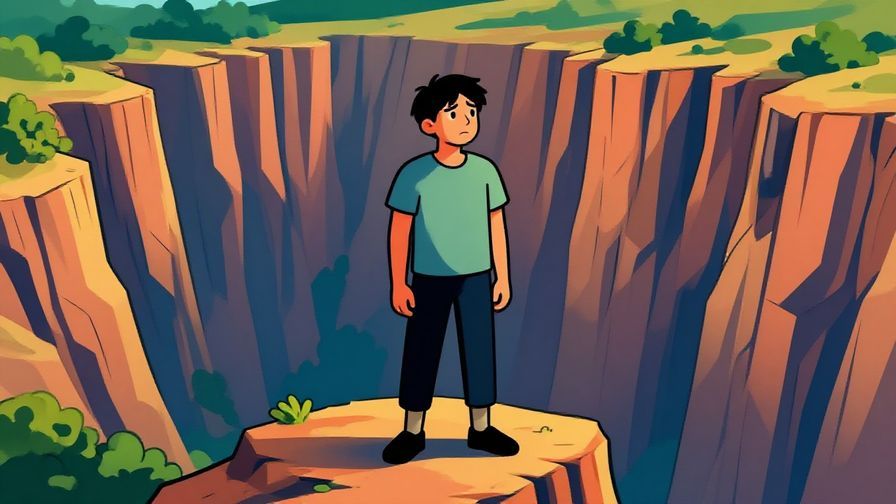 Illustration%20of%20a%20person%20standing%20on%20a%20cliff%20edge%2C%20looking%20out%20with%20a%20determined%20but%20tired%20expression%2C%20vibrant%20colors%2C%20illustrated%20style