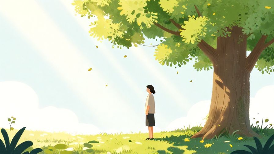 Illustration%20of%20a%20person%20standing%20peacefully%20under%20a%20tree%20with%20falling%20leaves%20and%20soft%20light%20rays%2C%20vibrant%20colors%2C%20illustrated%20style