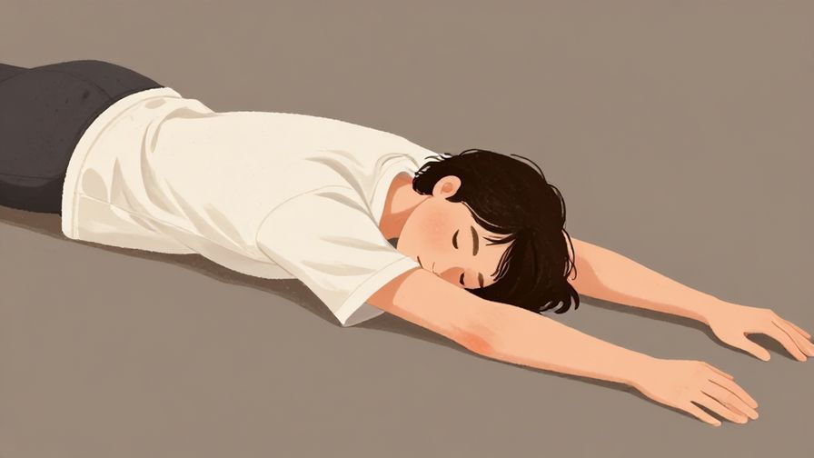 Illustration%20of%20a%20person%20stretched%20out%20on%20the%20floor%2C%20looking%20exhausted%20but%20calm%2C%20soft%20light%2C%20illustrated%20style