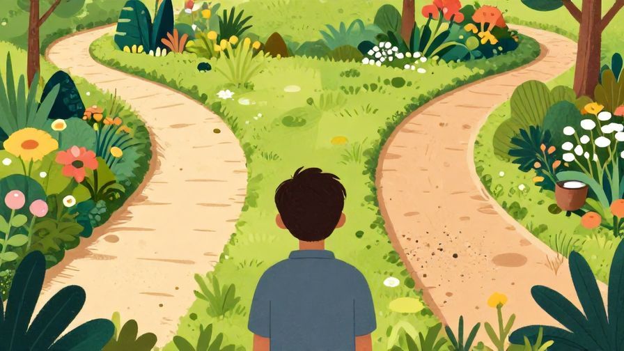 Illustration%20of%20a%20person%20thoughtfully%20looking%20at%20two%20paths%20in%20a%20garden%2C%20symbolizing%20decision%20making%2C%20detailed%20background%2C%20vibrant%20colors%2C%20illustrated%20style