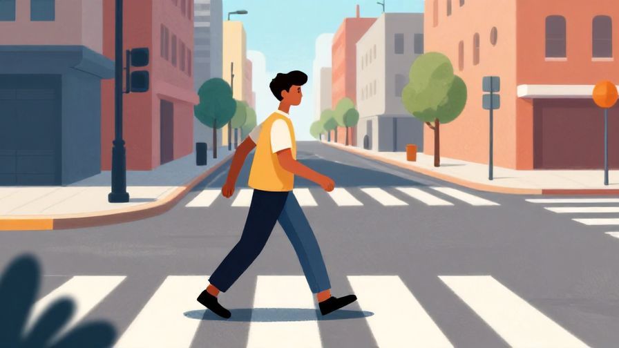 Illustration%20of%20a%20person%20turning%20right%20at%20a%20crosswalk%2C%20city%20background%2C%20vibrant%20colors%2C%20illustrated%20style