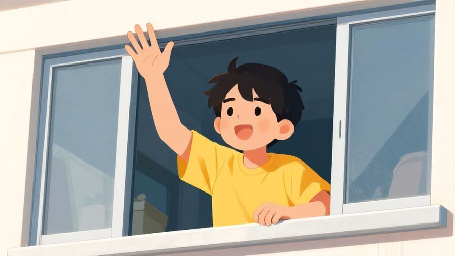 Illustration%20of%20a%20person%20waving%20excitedly%20from%20a%20window%2C%20looking%20eager%20and%20impatient%2C%20bright%20daylight%20and%20cheerful%20colors%2C%20illustrated%20style