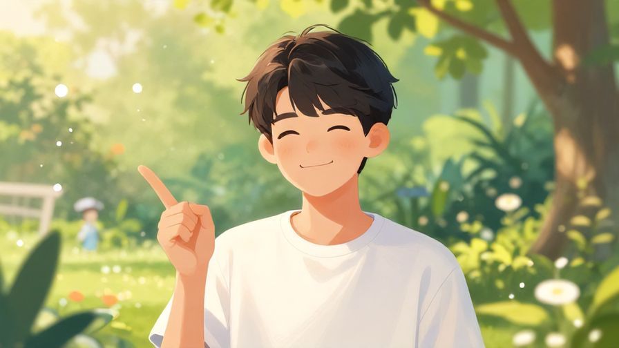 Illustration%20of%20a%20person%20winking%20while%20asking%20a%20small%20favor%20playfully%20in%20a%20sunny%20garden