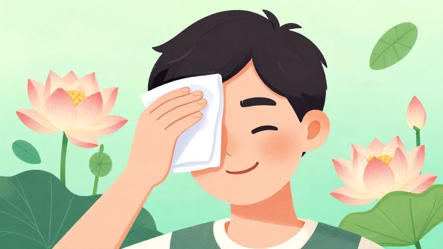 Illustration%20of%20a%20person%20wiping%20their%20forehead%20with%20a%20relieved%20smile%2C%20soft%20lotus%20flowers%20and%20floating%20leaves%20in%20background%2C%20vibrant%20colors%2C%20illustrated%20style