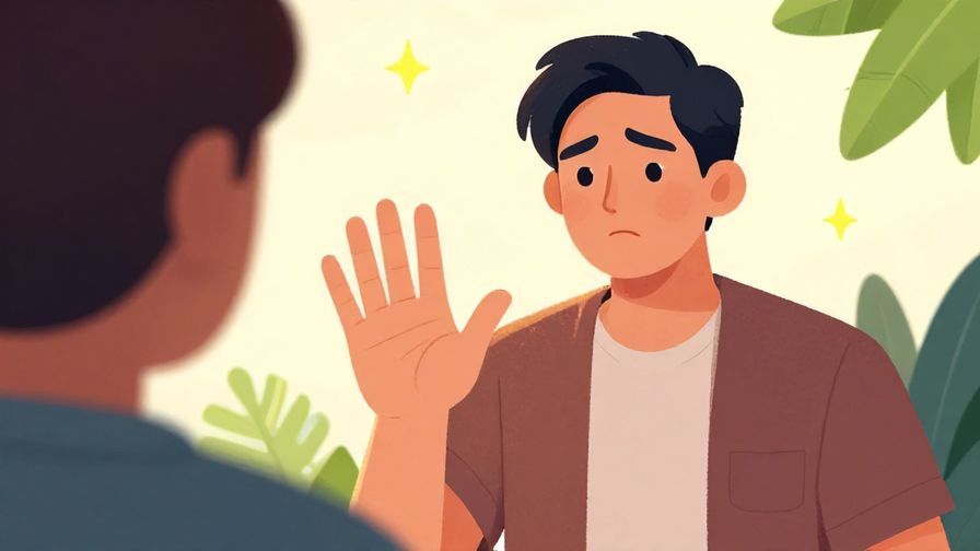 Illustration%20of%20a%20person%20with%20a%20concerned%20expression%2C%20gesturing%20to%20stop%20someone%20with%20a%20soft%20background%20of%20floating%20leaves%20and%20stars%2C%20vibrant%20colors%2C%20illustrated%20style