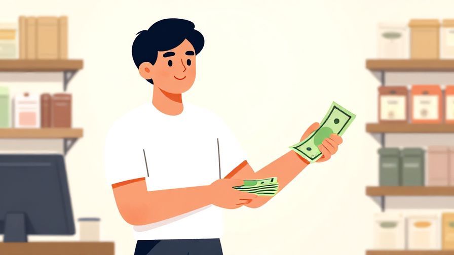 Illustration%20of%20a%20person%20with%20a%20confident%20smile%20handing%20over%20cash%20in%20a%20clean%2C%20modern%20store%20setting%2C%20bright%20colors%2C%20illustrated%20style