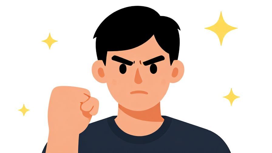 Illustration%20of%20a%20person%20with%20a%20determined%20face%20and%20clenched%20fist%2C%20symbolizing%20seriousness%20and%20commitment%2C%20bright%20background%20with%20stars%2C%20illustrated%20style