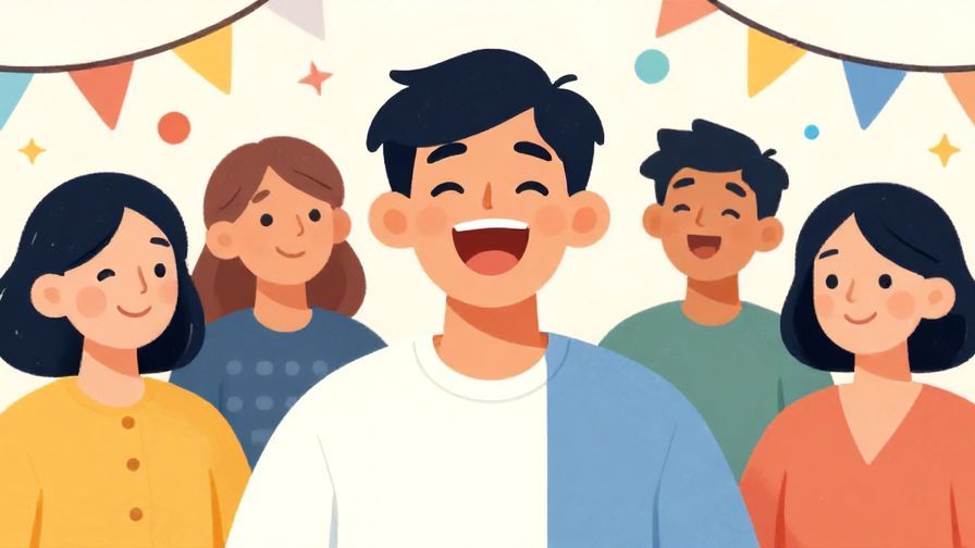 Illustration%20of%20a%20person%20with%20a%20flat%20expression%20while%20others%20around%20them%20are%20laughing%2C%20colorful%20party%20background%2C%20illustrated%20style