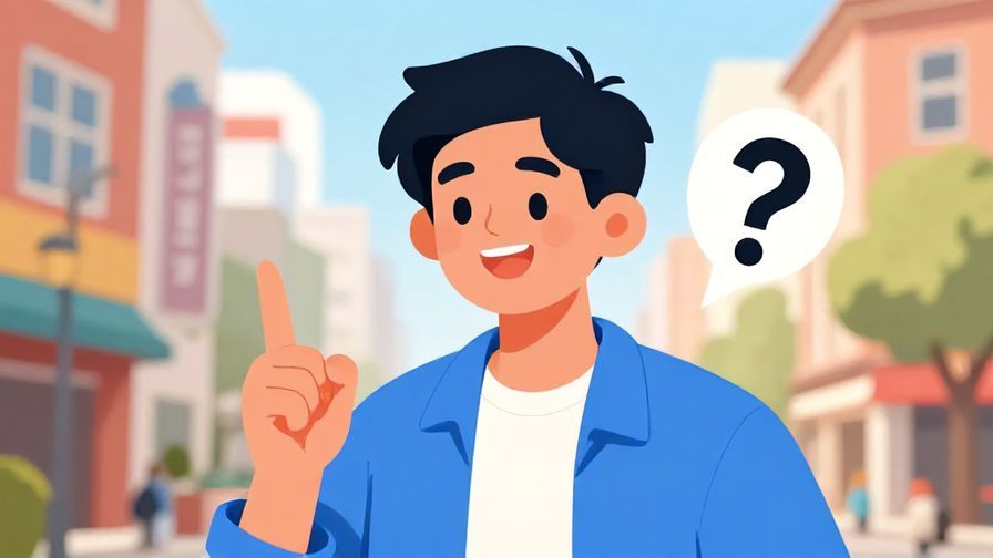 Illustration%20of%20a%20person%20with%20a%20friendly%20smile%20asking%20a%20question%20in%20a%20bright%20urban%20setting%2C%20vibrant%20colors%2C%20illustrated%20style