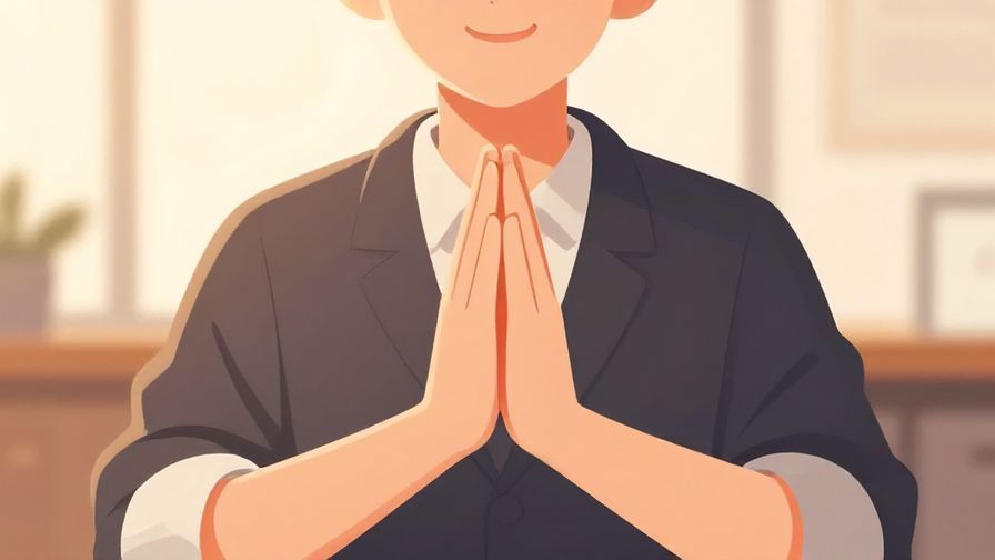 Illustration%20of%20a%20person%20with%20a%20gentle%20smile%2C%20hands%20together%20in%20a%20polite%20gesture%2C%20warm%20lighting%2C%20business%20setting%2C%20illustrated%20style
