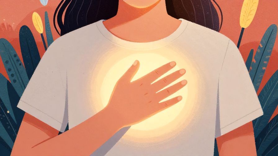 Illustration%20of%20a%20person%20with%20a%20hand%20on%20their%20heart%2C%20glowing%20warm%20light%20around%20them%2C%20detailed%20background%2C%20vibrant%20colors%2C%20illustrated%20style