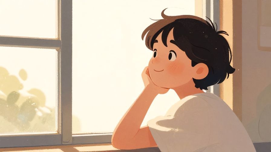 Illustration%20of%20a%20person%20with%20a%20hopeful%2C%20smiling%20expression%2C%20daydreaming%20out%20a%20window%20with%20soft%20sunlight%20and%20a%20gentle%20breeze%20in%20an%20illustrated%20style