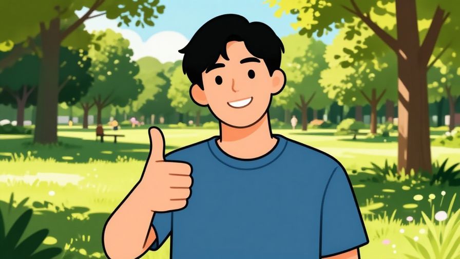 Illustration%20of%20a%20person%20with%20a%20knowing%20smile%20and%20a%20thumbs-up%20gesture%2C%20bright%20sunny%20park%20background%2C%20vibrant%20colors%2C%20illustrated%20style