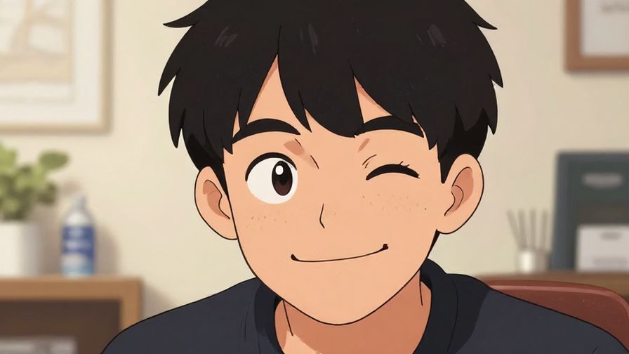 Illustration%20of%20a%20person%20with%20a%20playful%20smirk%20and%20raised%20eyebrow%20in%20casual%20setting%2C%20illustrated%20style