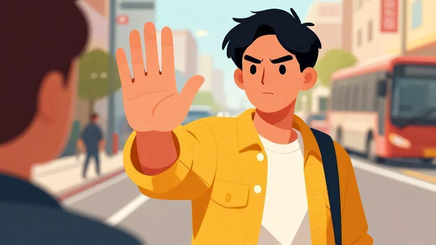 Illustration%20of%20a%20person%20with%20a%20serious%20expression%20holding%20up%20a%20hand%20to%20stop%20someone%20in%20a%20street%20scene%2C%20vibrant%20colors%2C%20illustrated%20style