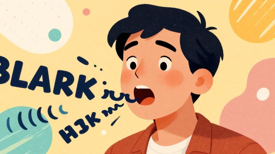 Illustration%20of%20a%20person%20with%20a%20surprised%20face%20as%20words%20literally%20slip%20from%20their%20mouth%2C%20playful%20and%20colorful%20background%2C%20illustrated%20style