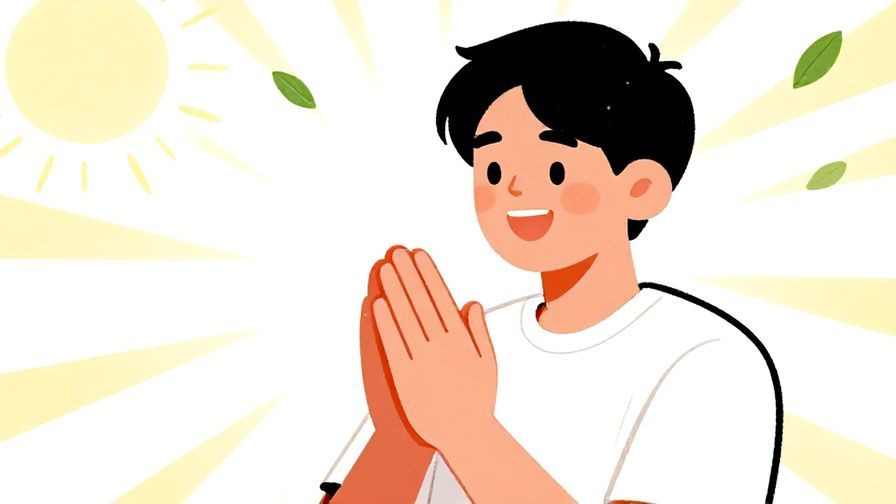 Illustration%20of%20a%20person%20with%20an%20expressive%20smile%20and%20hands%20clasped%20in%20thanks%2C%20bright%20background%20with%20sun%20rays%20and%20floating%20leaves%2C%20illustrated%20style