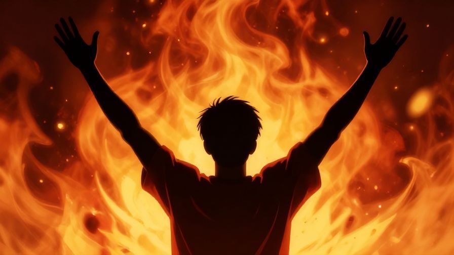 Illustration%20of%20a%20person%20with%20both%20hands%20raised%20confidently%2C%20fiery%20background%20showing%20passion%20and%20determination