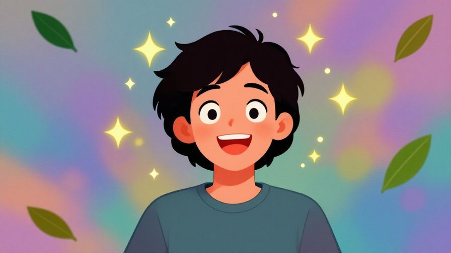 Illustration%20of%20a%20person%20with%20bright%20eyes%20and%20a%20wide%20smile%2C%20bouncing%20lightly%20with%20sparkles%20around%20them%2C%20soft%20colorful%20background%20with%20floating%20leaves%20and%20stars