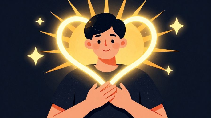 Illustration%20of%20a%20person%20with%20hands%20on%20chest%2C%20smiling%20with%20heart-shaped%20glow%20around%20them%2C%20sunrays%20and%20floating%20stars%20in%20the%20background%2C%20illustrated%20style