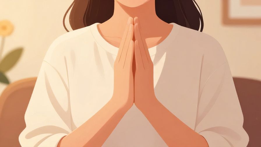 Illustration%20of%20a%20person%20with%20hands%20together%20in%20a%20gesture%20of%20gratitude%2C%20warm%20room%20setting%20with%20soft%20lights%20and%20gentle%20flowers%2C%20illustrated%20style