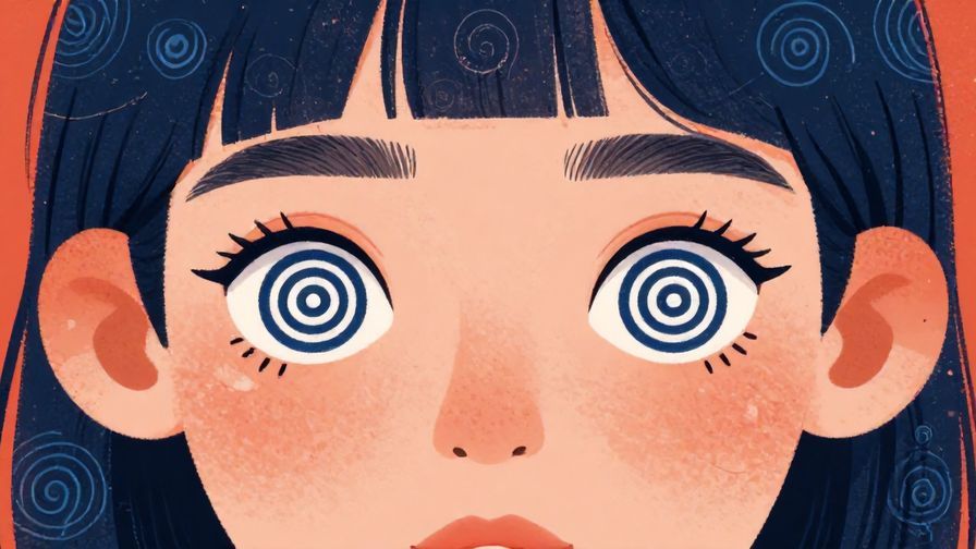 Illustration%20of%20a%20person%20with%20spiral%20symbols%20around%20their%20eyes%2C%20vibrant%20colors%2C%20expressive%20illustrated%20style