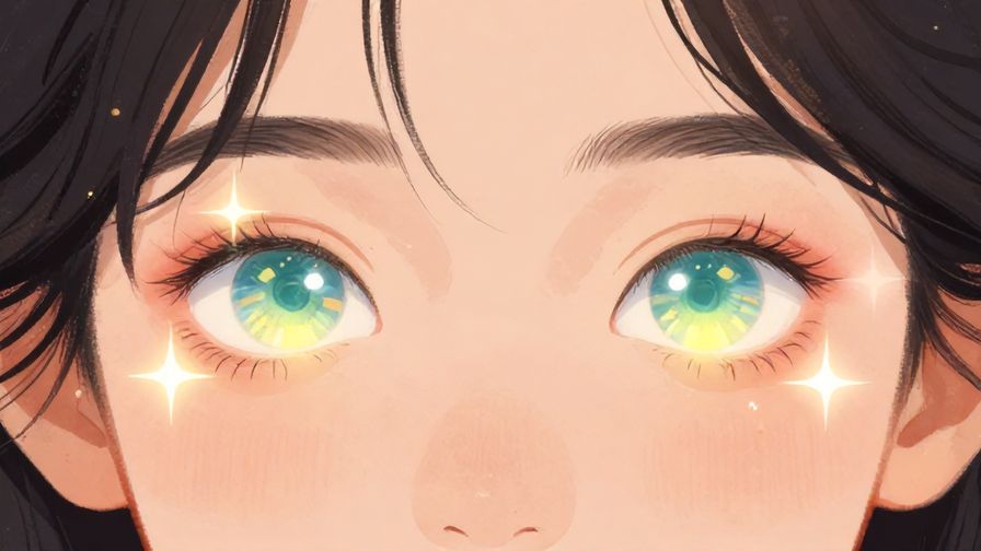 Illustration%20of%20a%20person%20with%20twinkling%20or%20flickering%20light%20effects%20around%20their%20eyes%20showing%20eye%20dizziness%2C%20bright%20colors%2C%20illustrated%20style