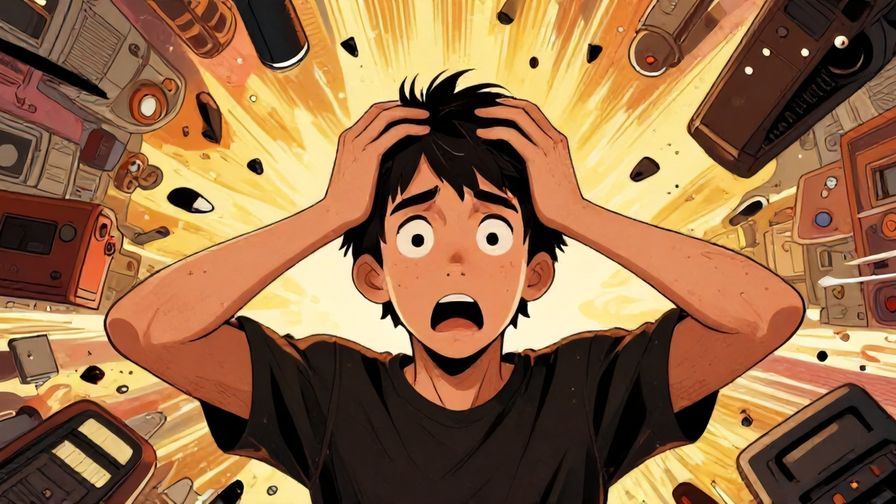 Illustration%20of%20a%20person%20with%20wide%20eyes%20and%20hands%20on%20head%20in%20shock%20amidst%20chaotic%20background%20of%20falling%20objects%2C%20detailed%20background%2C%20vibrant%20colors%2C%20illustrated%20style