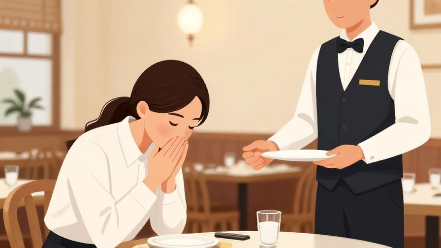 Illustration%20of%20a%20polite%20customer%20bowing%20slightly%20while%20speaking%20to%20a%20waiter%20in%20a%20quiet%20restaurant%20background%2C%20warm%20colors%2C%20illustrated%20style
