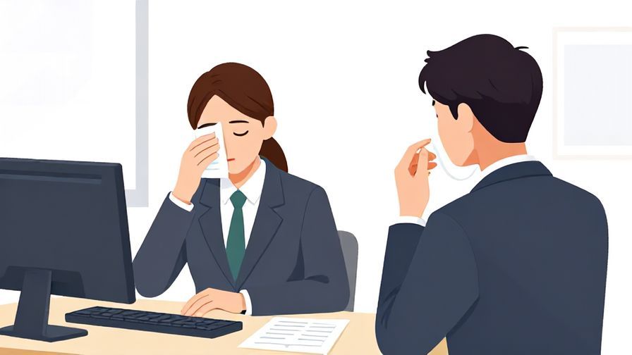 Illustration%20of%20a%20polite%20employee%20informing%20their%20boss%20about%20taking%20a%20day%20off%20due%20to%20fever%2C%20office%20setting%2C%20illustrated%20style