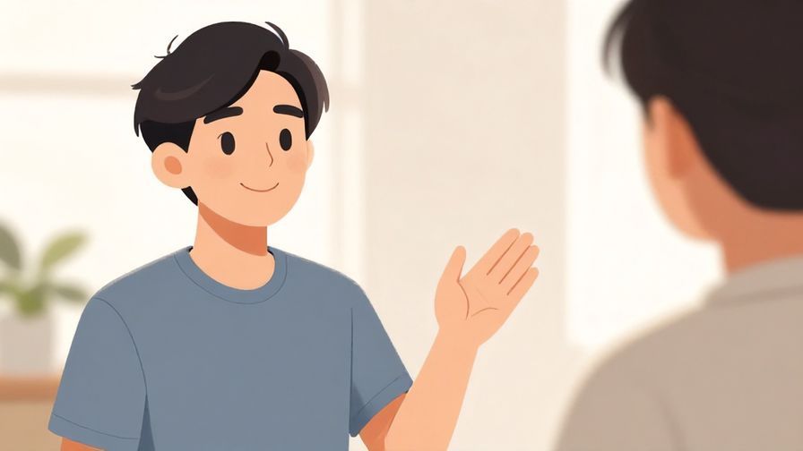 Illustration%20of%20a%20polite%20request%20scene%2C%20a%20person%20smiling%20and%20asking%20another%20to%20turn%20right%2C%20soft%20lighting%2C%20illustrated%20style