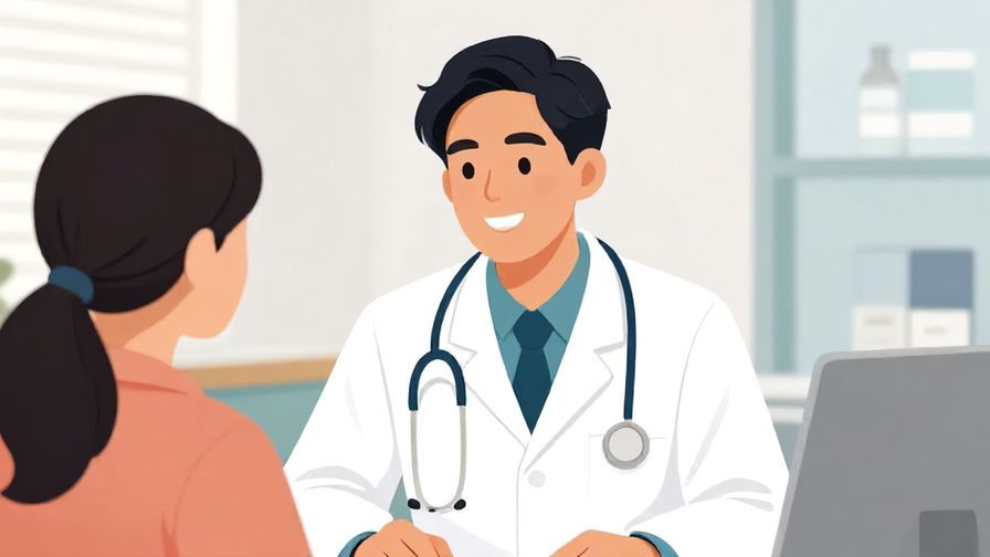 Illustration%20of%20a%20professional%20doctor%20smiling%20kindly%20while%20talking%20to%20a%20patient%2C%20clean%20clinic%20background%2C%20vibrant%20colors%2C%20illustrated%20style
